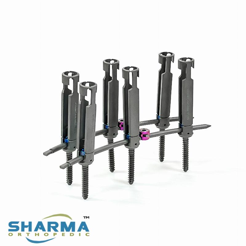 SHARMA ortopedic - малоінвазивна транспедикулярна система фіксації хребта на 8 гвинтів